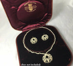 Antique Georgian to Victorian 3-Strand Seed Pearl Parure, Necklace, Earrings