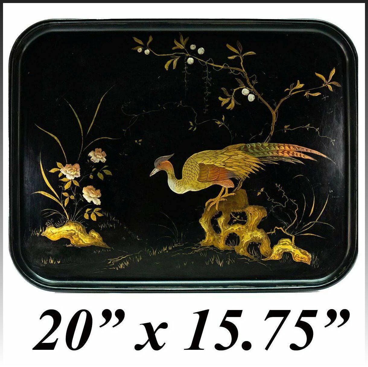 French/English Papier Mache – Antiques & Uncommon Treasure