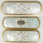 Antique French Cigar or Spectacles Case, Mother of Pearl, c1850-70, Napoleon III