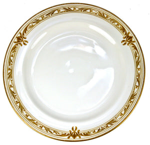 Set of 11 1908 Marked KPM Raised Gold Dinner Plates - Each marked, Excellent