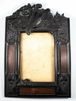 Pair of Victorian Era French Gutta Percha Cabinet Card Frames, 2, 10.5" Tall