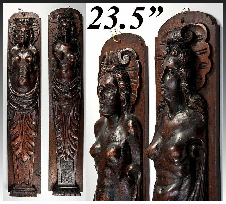 RARE Antique Swiss Black Forest Carved 19 Sculpture, DOM PERIGNON, Si –  Antiques & Uncommon Treasure
