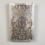 Antique French Mother of Pearl and Sterling Silver Calling Card Case Necessaire