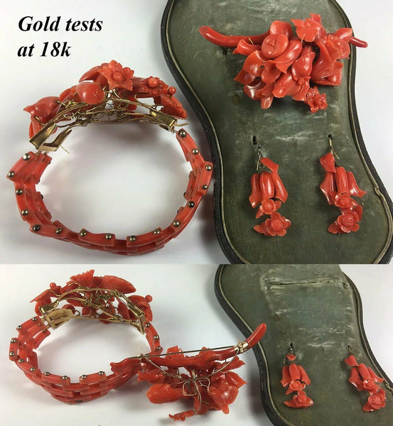 Italian Red Coral Bracelet