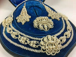 RARE Antique Victorian to Georgian Seed Pearl Parure in Box, Necklace, Earrings+