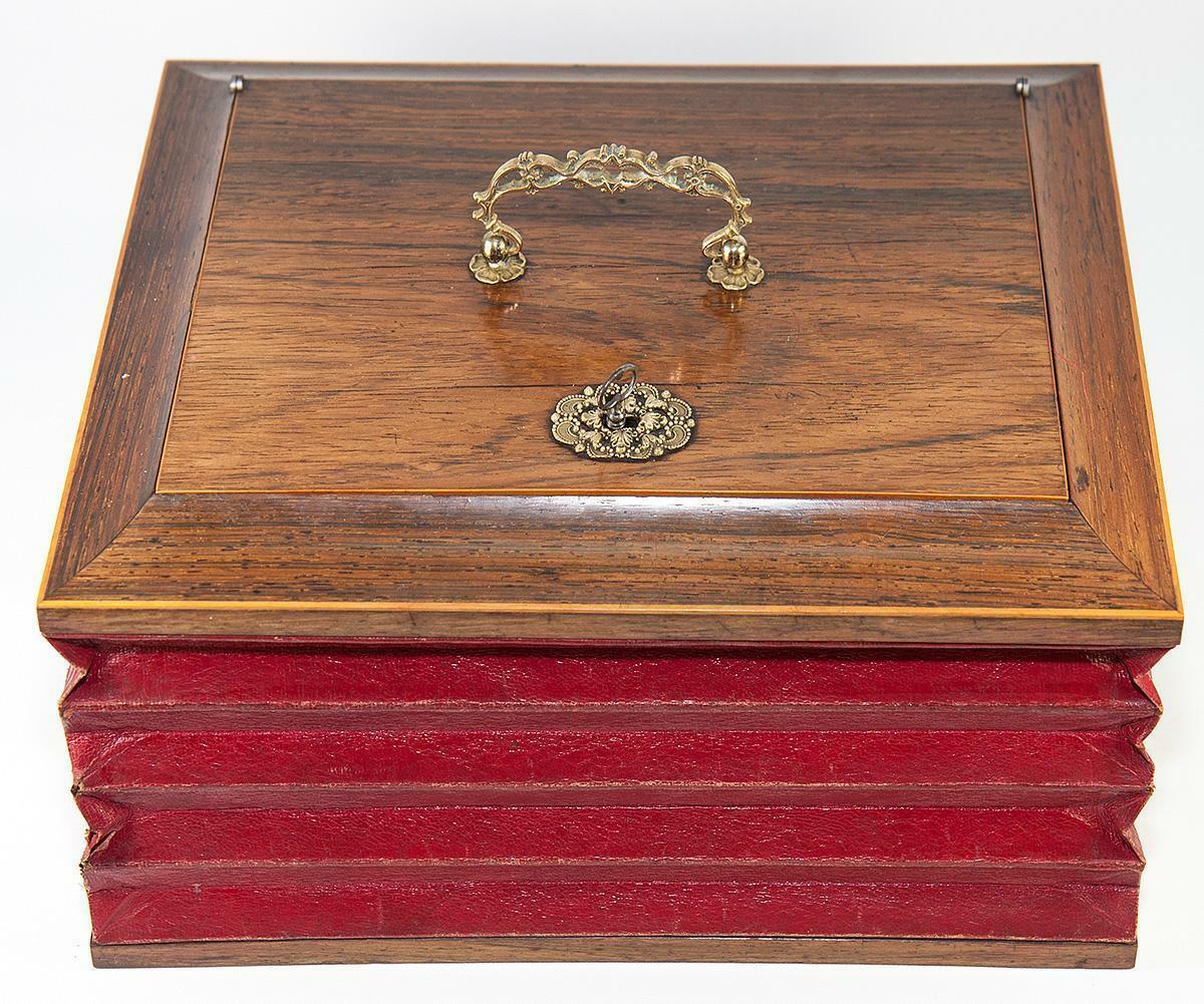RARE Antique French Stationery Box, Accountant or Attorney's Briefs Chest, 1830s