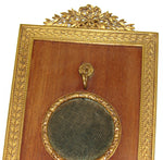 Antique French Napoleon III Era 5" Pocket Watch or Pendant Display, Empire Style Frame