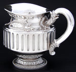 Superb Antique French ODIOT Sterling Silver 12oz Creamer or Solitaire Water Pitcher, Empire Style