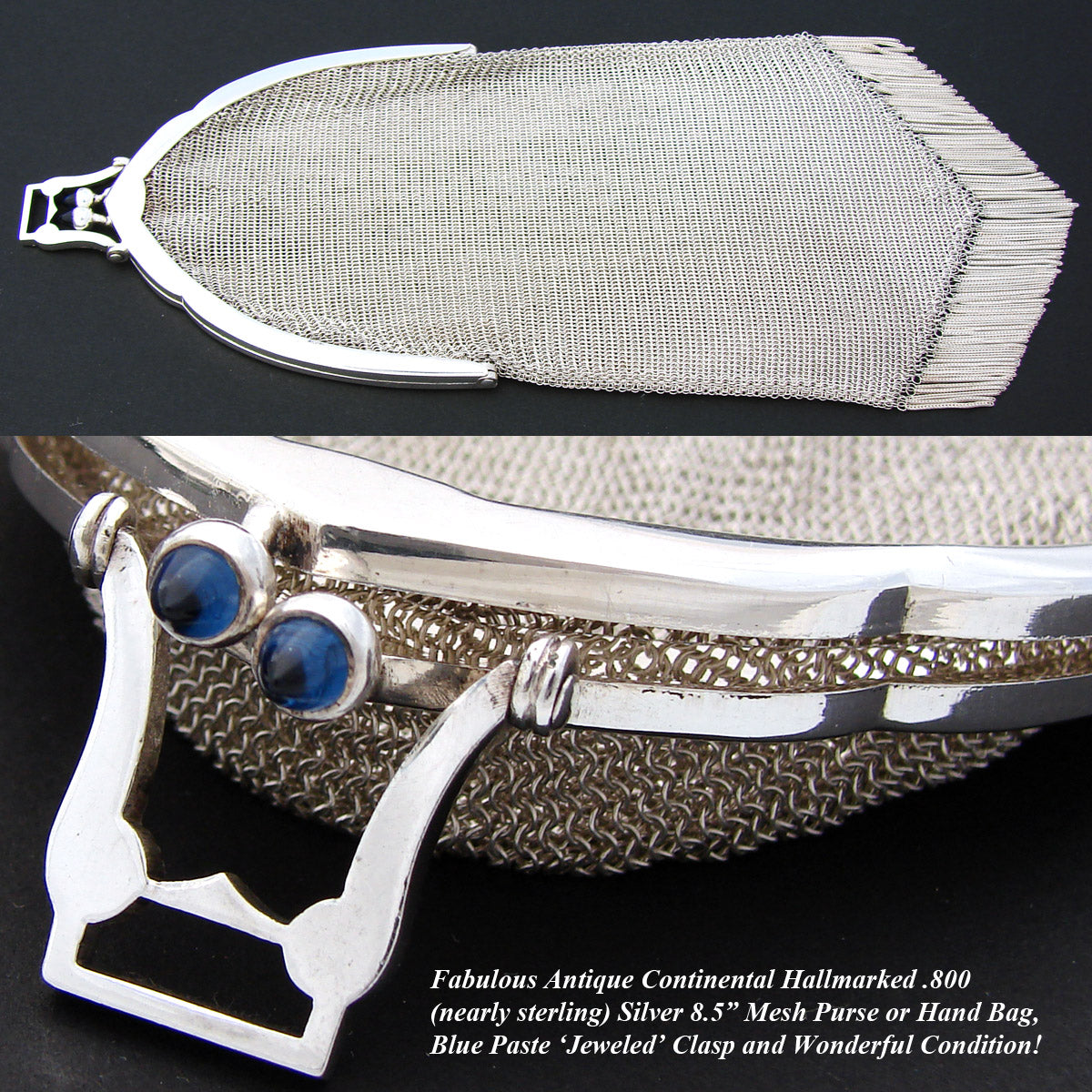 Art Deco Whiting & Davis Sterling Silver Purse W. Stanton Hale – The  Jewelry Lady's Store