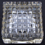 Rare Massive Antique Continental Silver & Cut Crystal "Paperweight" Style Inkwell