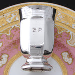 Antique French Sterling Silver Mint Julep Cup, Tumbler or "Timbale", "BP" Monogram