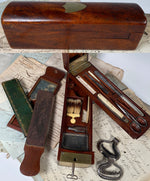Rare Napoleon Era Military Officer's Vanity Kit, Campaign Necessaire, Ivory, 4 Levels of Tools, Scent Bottle, Razor, etc