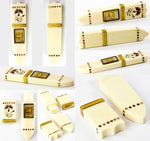 c.1700s Antique French Palais Royal Needle Case, 18k Gold on Ivory, Pique