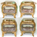 Antique French Eglomise Souvenir Casket, Jewel Box: Paris "Arc de Triomphe"