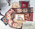 Antique Victorian Needlepoint Sampler for Pillow Top or Table Centerpiece, c. 1850-70s