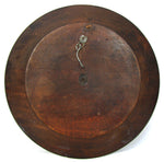 Antique Black Forest Style Decorative 9.75" Bread Plate or Platter, Souvenir of Mont St. Michel
