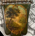 RARE Antique Louis XVI Era Etui, Carnet du Bal, Note Card Case, Vernis Martin Paintings