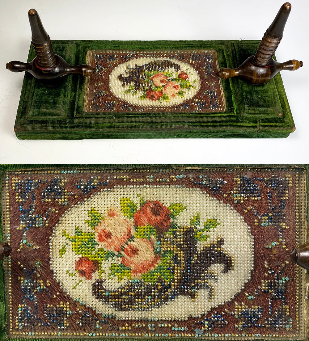 Victorian Era Hand-Embroidered Silk Pocketbook — The Second Shelf