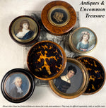 Superb 18th Century Burl Snuff Box, French King Louis XVI Family, c.1789, Dauphin Ascension