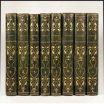 French Books, 8 Volumes, c 1830, Greece "Voyage du Jeune Anacharsis, En Grèce"