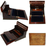 Exq! Antique French Napoleon III Era 12.5" Writer's Chest, Box, Lap Desk or Ecritoire, Boulle