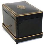 Antique French Napoleon III Palais Royal Marked 11" Cigar Box,Tantalus Casket, Presenter