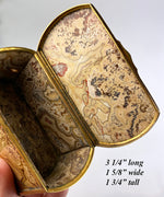 Fine Antique French 18th Century Agate Stone Snuff Box In Vermeil Framework