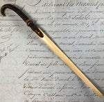 Antique Black Forest Letter Opener w Chamois Horn or Antler and an Ivory Blade 8 1/8"