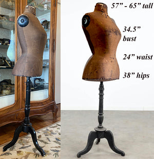 Antique Victorian to Edwardian Ladies Dress Form on Stand, Store or Se Antiques & Uncommon Treasure Antique Victorian to Edwardian Ladies Dress Form on Stand, Store or Se Antiques & Uncommon Treasure