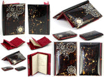 Superb Antique French Etui, Set of 2: Tortoise Shell Pique Aide d' Memoire and Coin Purse