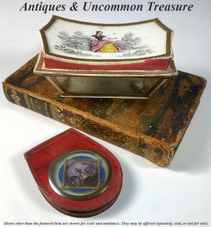 Antique French Chocolatier's or Confectioner's Presentation Box, Casket c.1795-1815, Napoleonic