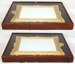 Antique Victorian 13.5" Shadow Box Style Picture Frame, Exquisite Gilded Inner Frame