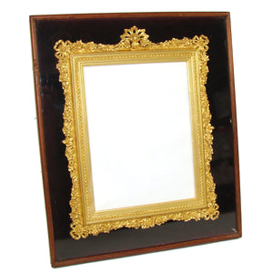 Antique Victorian 13.5" Shadow Box Style Picture Frame, Exquisite Gilded Inner Frame