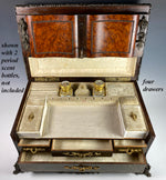 Superb Antique French 16" Large Jewelry Chest, Box, 4 Drawers,Napoleon III Era, Alphonse GIROUX