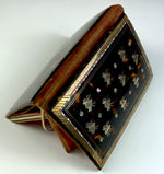 RARE c.1805 Antique French Necessaire, Carnet du Bal in Tortoise Shell, Napoleon Bees