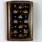 RARE c.1805 Antique French Necessaire, Carnet du Bal in Tortoise Shell, Napoleon Bees