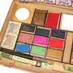 Antique French J.M. Paillard Watercolor Artist's Paint Set, Box with Lots of Contents