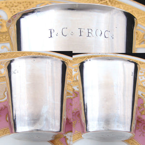 Antique European Sterling Silver Liqueir, Wine or Mint Julep Cup, Tumbler or Timbale